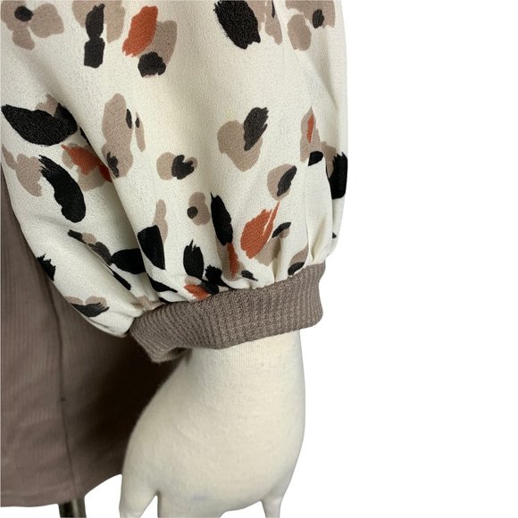 White Birch Large Top Open Back Brown T19653XL Stretch Sexy - Picture 8 of 8